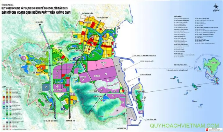 Bản đồ quy hoạch khu kinh tế Nghi Sơn