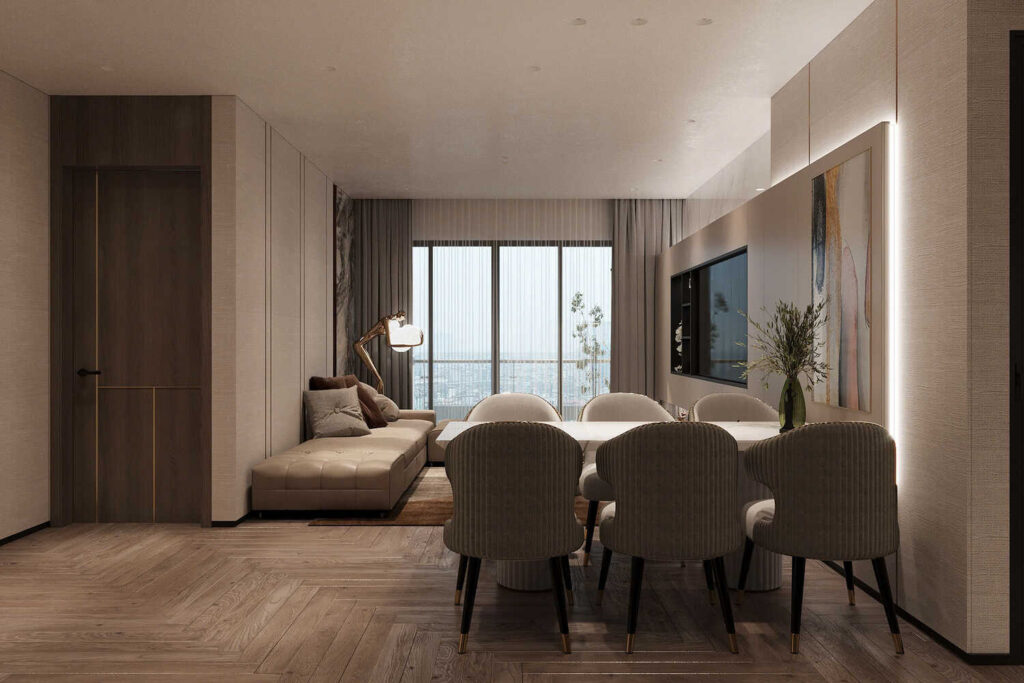 Nội thất bàn giao Sun Grand City Cầu Giấy